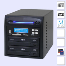 CopyBox 2 MultiMedia Duplicator - geheugenkaarten secure digital compact flash memory stick direct naar cd dvd branden disc spanning