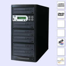 CopyBox 5 DVD Duplicator Advanced LightScribe - kopieer print systeem branden lightscribe bedrukken dvd cd recordable disks zonder pc