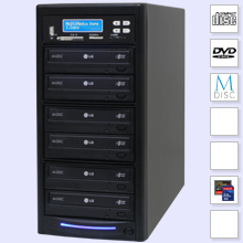 CopyBox 6 MultiMedia Duplicator - rechtstreeks dupliceren memorycards usb sticks cd dvd disks