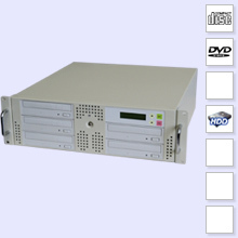 CopyRack 5 DVD Duplicator met Harddisk - duplicator 19 inch 3u kast zelfstandig produceren dvd-r dvd+r media